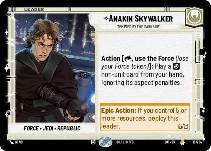 Anakin Skywalker — Tempted by the Dark Side