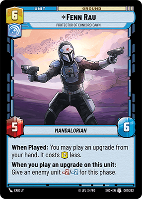 Fenn Rau — Protector of Concord Dawn
