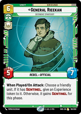 General Rieekan — Defensive Strategist