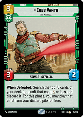 Cobb Vanth — The Marshal