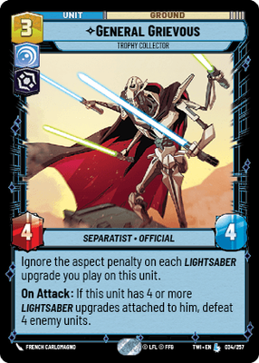 General Grievous — Trophy Collector