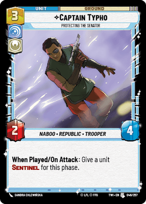 Captain Typho — Protecting the Senator