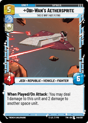 Obi-Wan's Aethersprite — This is Why I Hate Flying