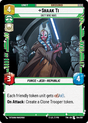 Shaak Ti — Unity Wins Wars