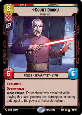 Count Dooku — Fallen Jedi