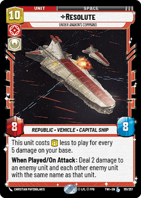 Resolute — Under Anakin's Command