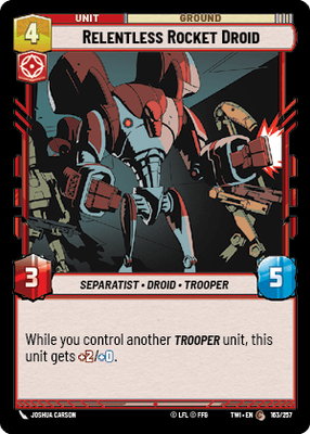 Relentless Rocket Droid