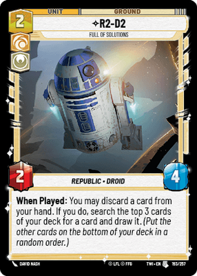 R2-D2 — Full of Solutions