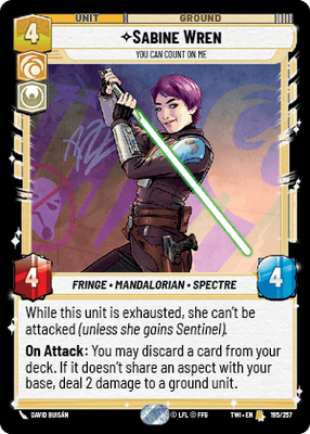 Sabine Wren — You Can Count On Me