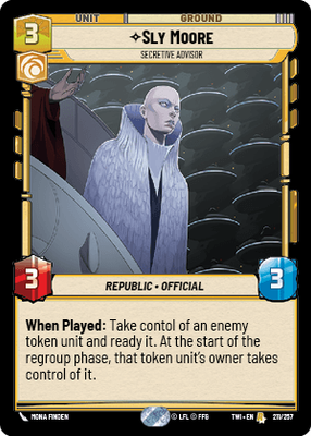 Sly Moore — Secretive Advisor