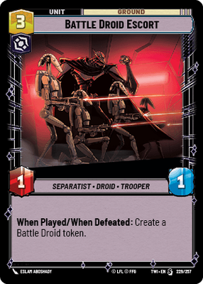 Battle Droid Escort