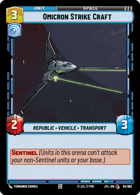 Omicron Strike Craft