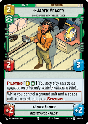 Jarek Yeager — Coordinating With The Resistance