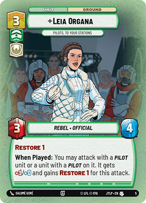 Leia Organa — Pilots, To Your Stations