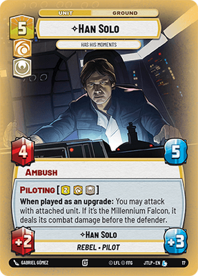 Han Solo — Has His Moments