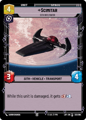 Scimitar — Sith Infiltrator