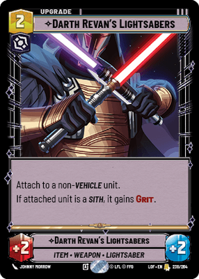 Darth Revan's Lightsabers