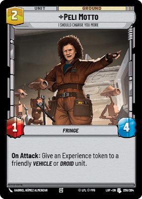 Peli Motto — I Should Charge You More