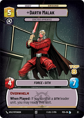 Darth Malak — Covetous Apprentice