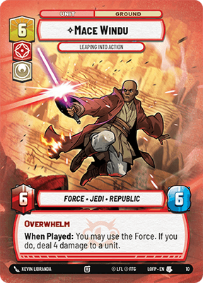 Mace Windu — Leaping into Action