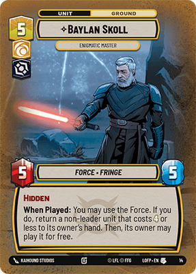 Baylan Skoll — Enigmatic Master