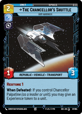 The Chancellor's Shuttle