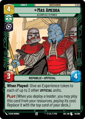 Mas Amedda — Accomplice to Power