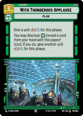 With Thunderous Applause