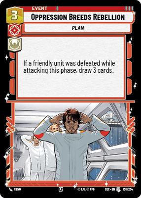 Oppression Breeds Rebellion