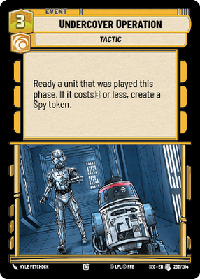 Undercover Operation