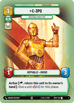 C-3PO — Anything I Might Do?