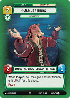 Jar Jar Binks — Mesa Propose…