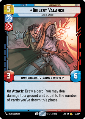 Beilert Valance — Target: Vader