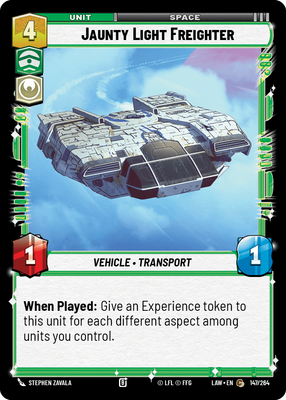 Jaunty Light Freighter