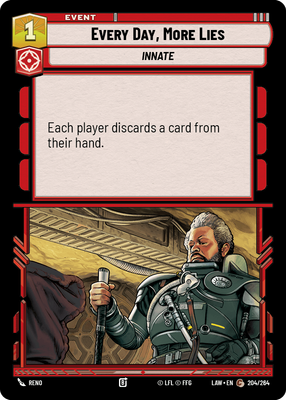 Every Day, More Lies