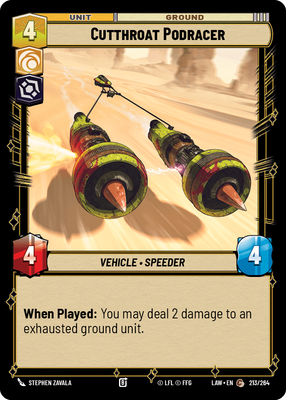 Cutthroat Podracer