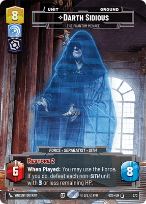 Darth Sidious — The Phantom Menace