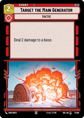 Target the Main Generator