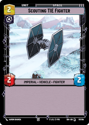 Scouting TIE Fighter