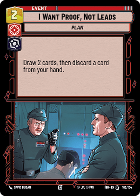 I Want Proof, Not Leads