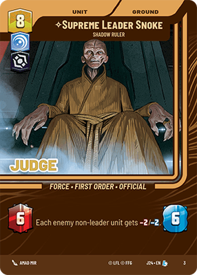 Supreme Leader Snoke — Shadow Ruler
