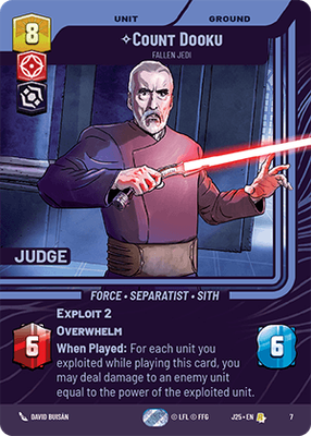 Count Dooku — Fallen Jedi