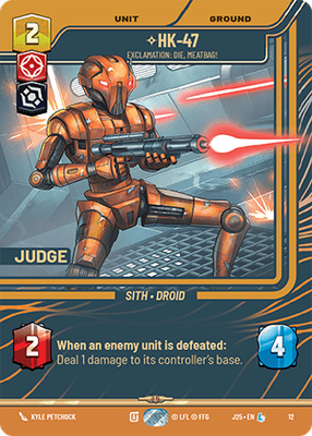 HK-47 — Exclamation: Die, Meatbag!