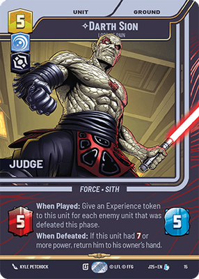 Darth Sion — Lord of Pain