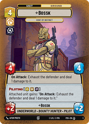 Bossk — Hunt By Instinct