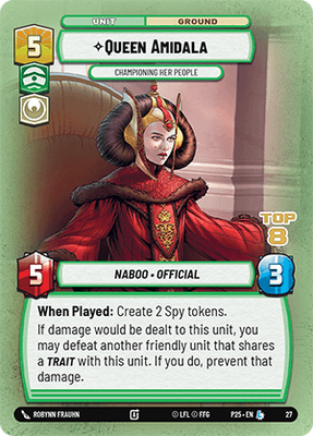 Queen Amidala — Championing Her People