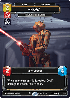 HK-47 — Exclamation: Die, Meatbag!