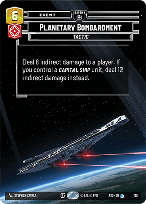 Planetary Bombardment