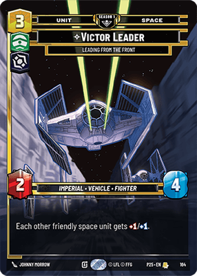 Victor Leader — Leading from the Front