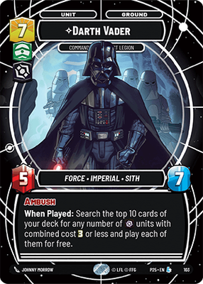 Darth Vader — Commanding the First Legion